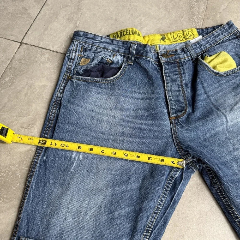 LOIS 'Barcelona' Straight Blue Jeans | W36 L34